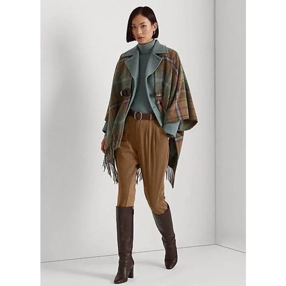 Lauren Ralph Lauren Pleated Bi-Stretch Jodhpur Pants